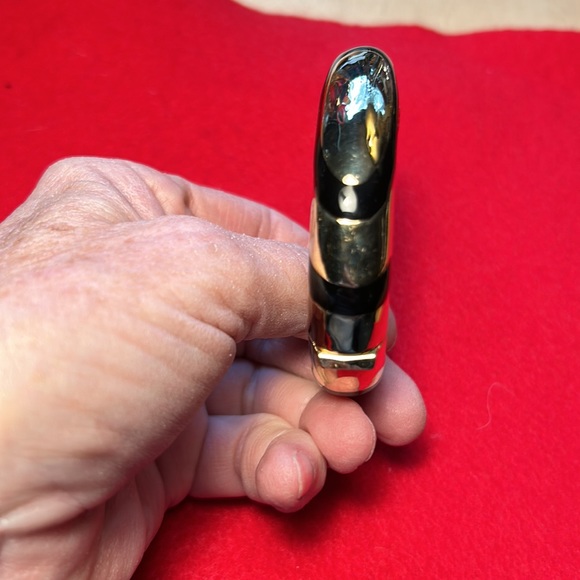 Signed Ciner Modernist Hinged bangle bracelet - Picture 5 of 12